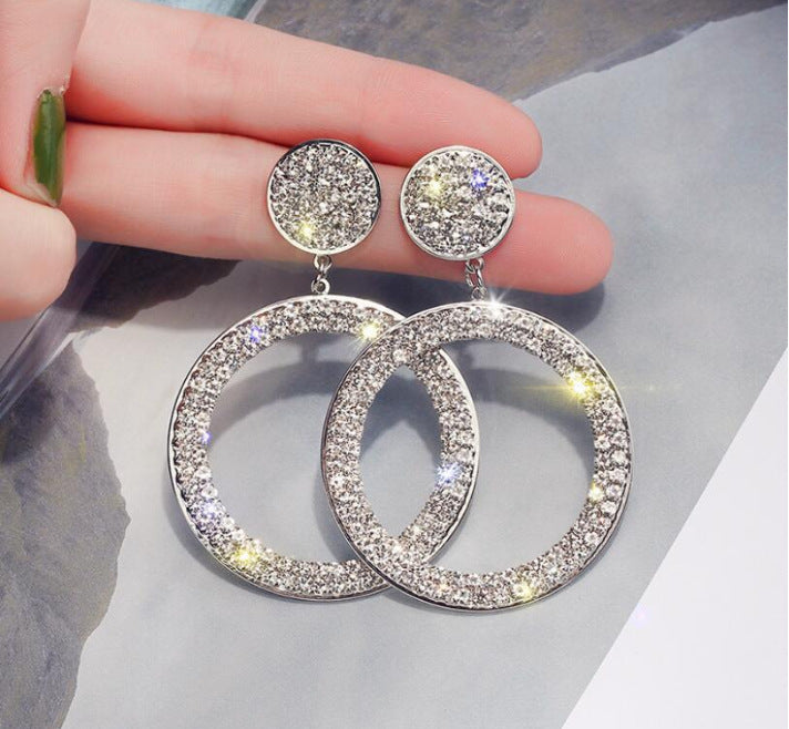 Exaggerated Circle Earring Earrings - Pantelitsa Beauty and Jewellery one stop shop