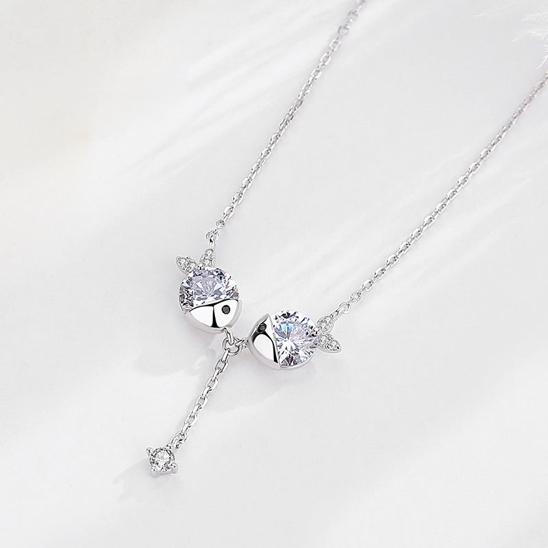 Cute necklace zircon necklace - Pantelitsa Beauty and Jewellery one stop shop