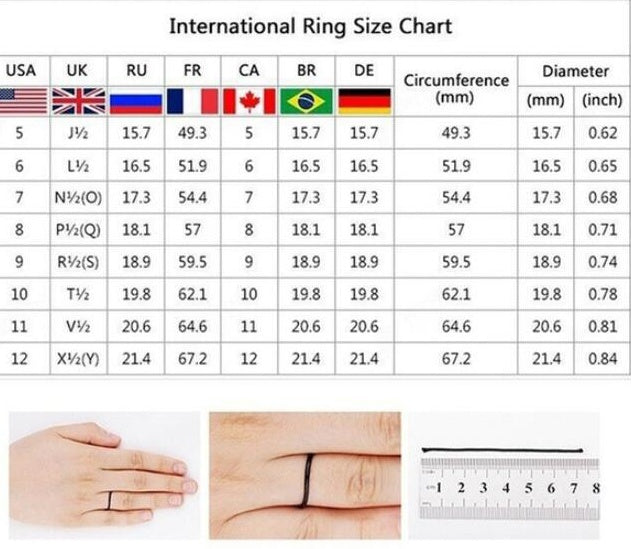 Elegant Female Zircon Stone Ring Finger Rings - Pantelitsa Beauty and Jewellery one stop shop