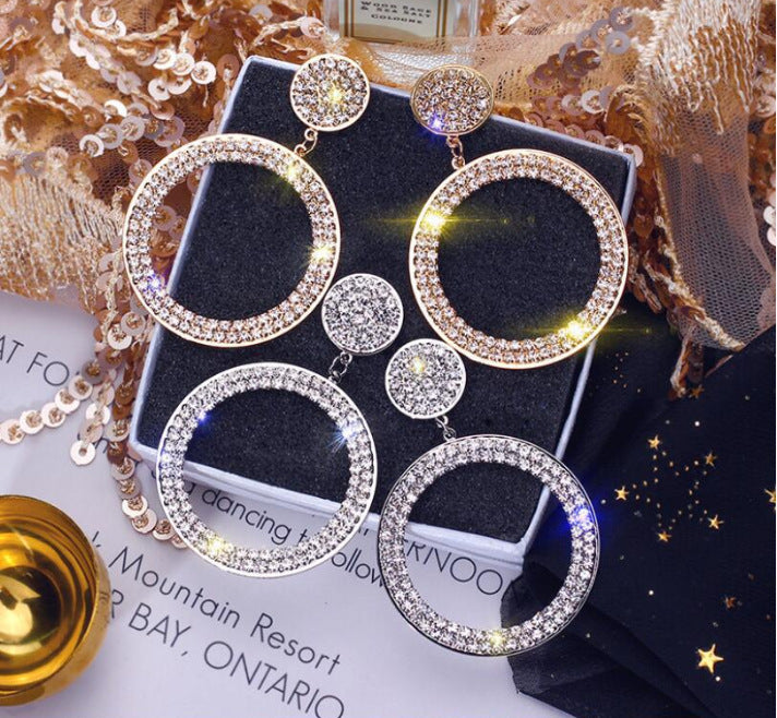 Exaggerated Circle Earring Earrings - Pantelitsa Beauty and Jewellery one stop shop