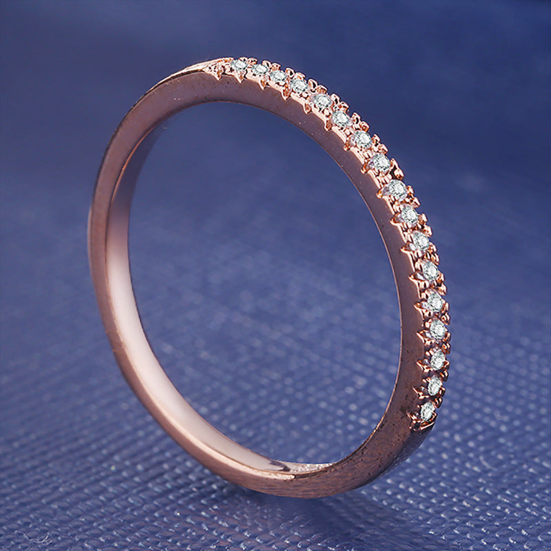 Zircon Crystal Band Ring - Pantelitsa Beauty and Jewellery one stop shop