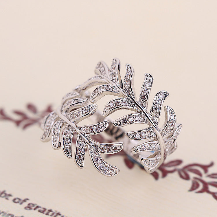 Mimosa leaves rings - Pantelitsa Beauty and Jewellery one stop shop