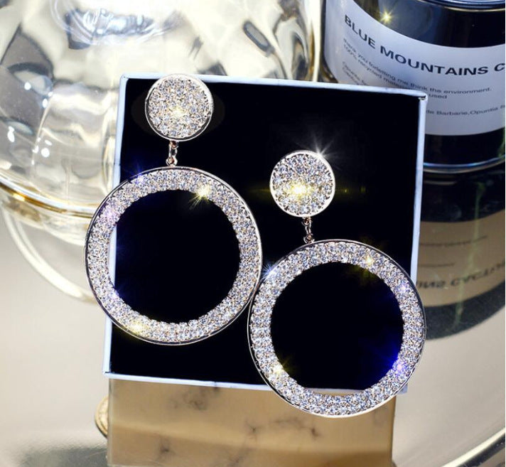 Exaggerated Circle Earring Earrings - Pantelitsa Beauty and Jewellery one stop shop