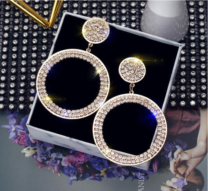 Exaggerated Circle Earring Earrings - Pantelitsa Beauty and Jewellery one stop shop