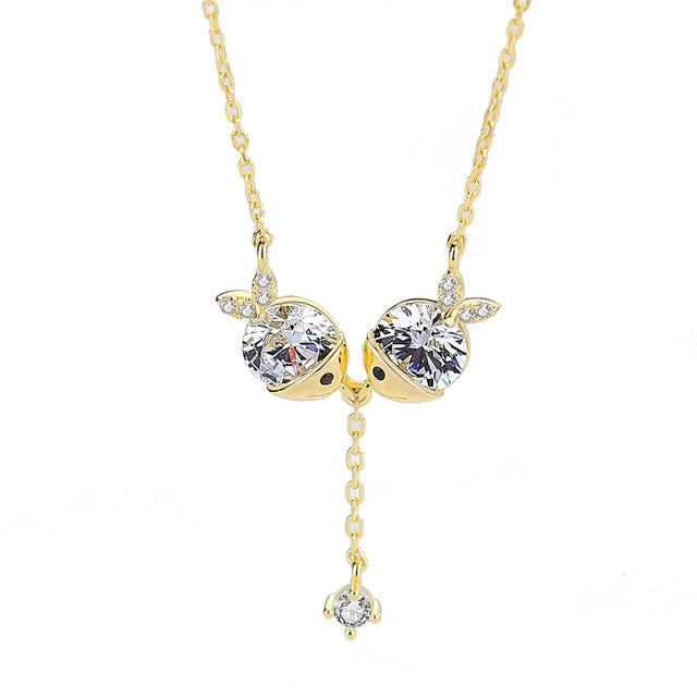 Cute necklace zircon necklace - Pantelitsa Beauty and Jewellery one stop shop