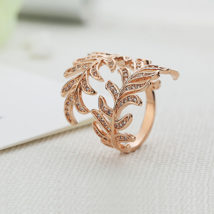 Mimosa leaves rings - Pantelitsa Beauty and Jewellery one stop shop