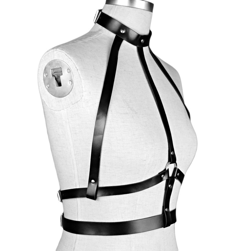 European And American Gothic Women's Leather Bondage Corset Straps - Pantelitsa Beauty and Jewellery one stop shop