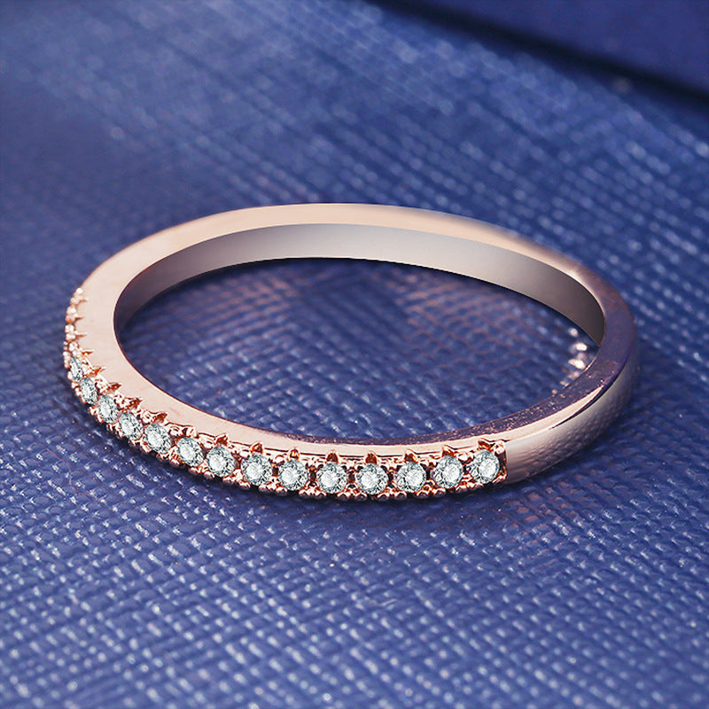 Zircon Crystal Band Ring - Pantelitsa Beauty and Jewellery one stop shop