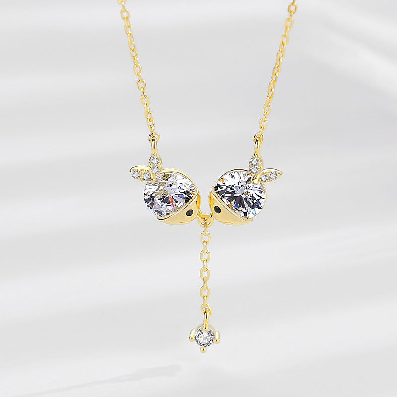 Cute necklace zircon necklace - Pantelitsa Beauty and Jewellery one stop shop