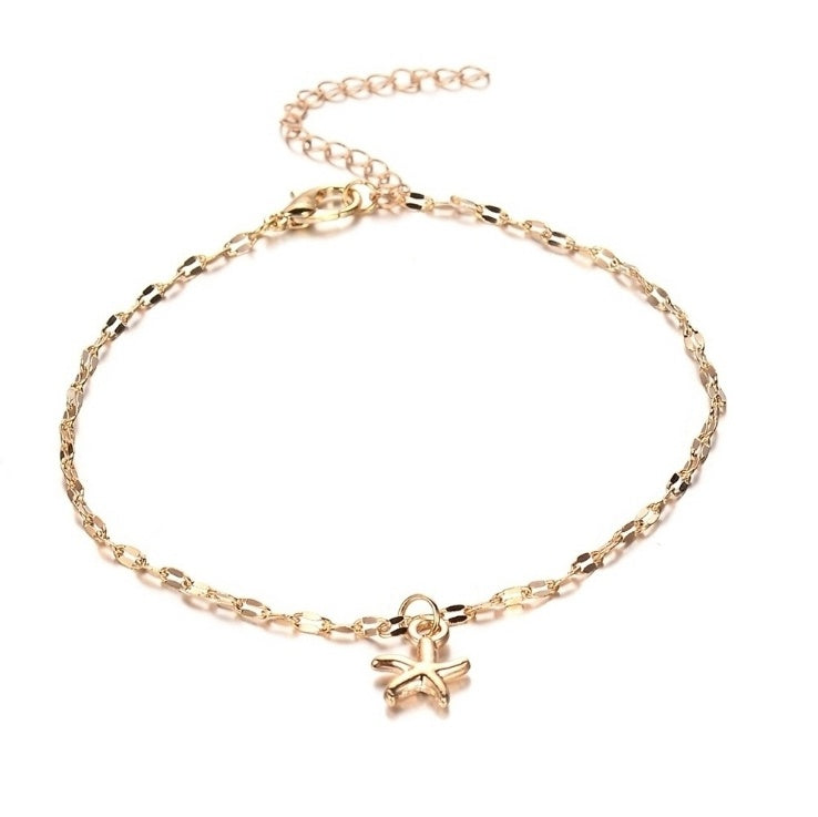 Alloy plating starfish anklet - Pantelitsa Beauty and Jewellery one stop shop