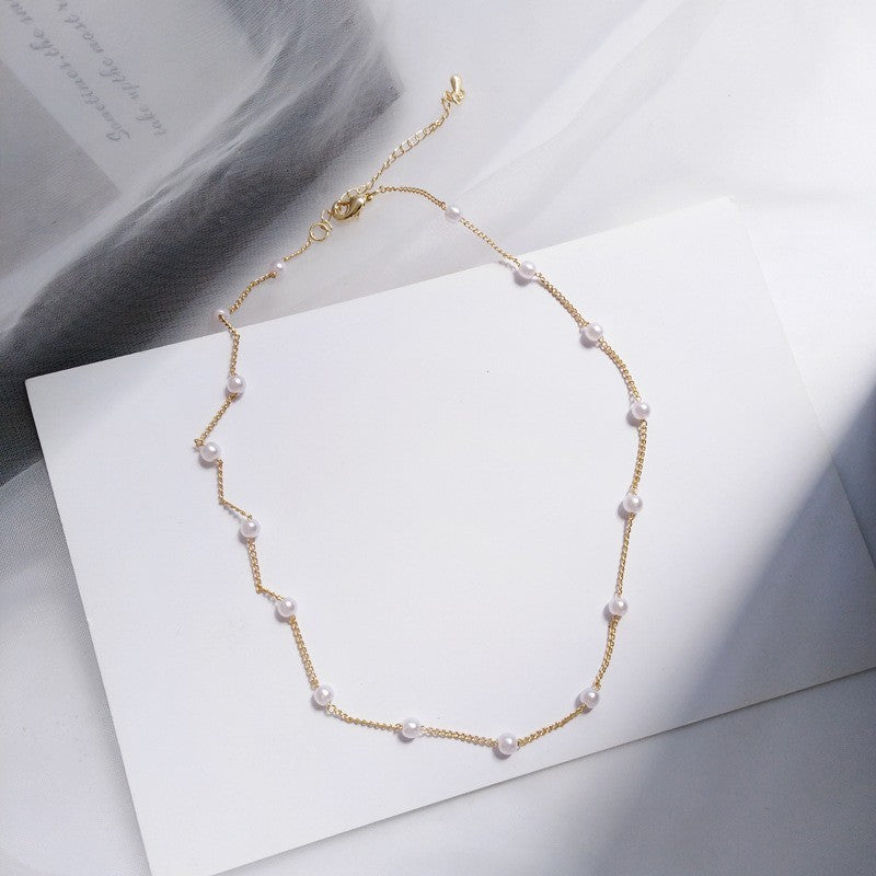 Elegant And Sweet French Vintage Pearl Necklace - Pantelitsa Beauty and Jewellery one stop shop