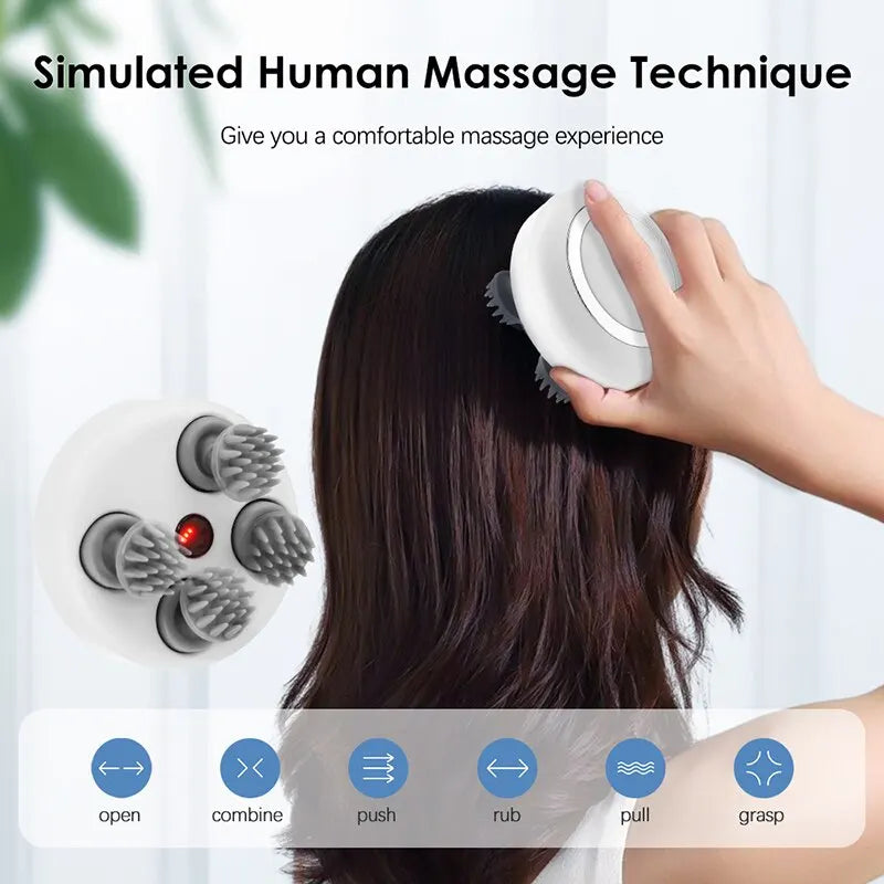 sit back with this Relaxing Multi Claw Head Massager - Pantelitsa Beauty and Jewellery one stop shop