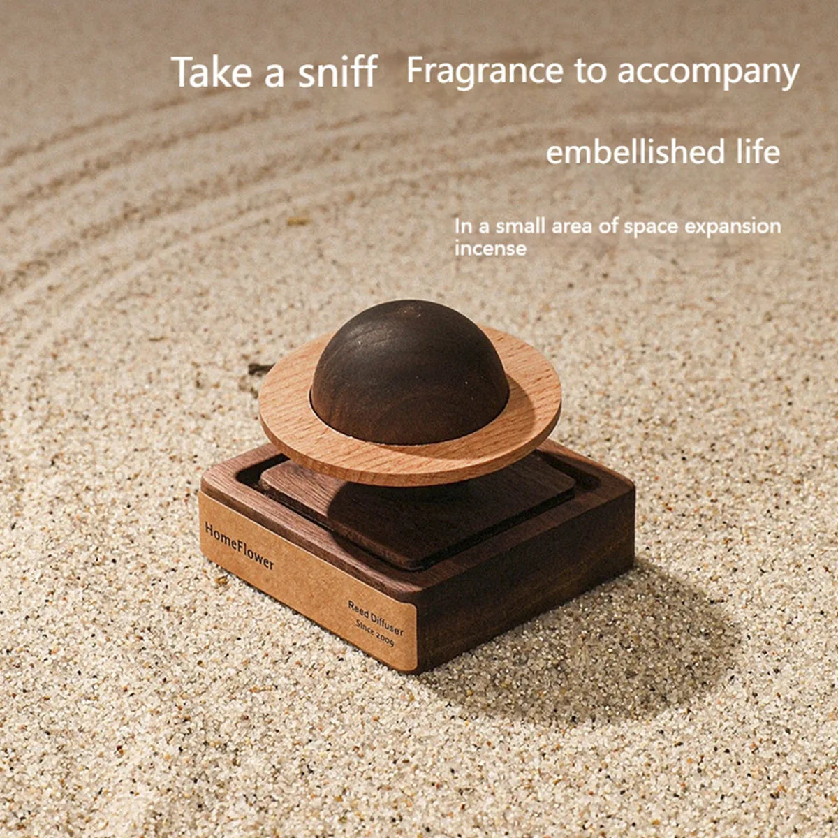 Unique Jupiter shape essential oil wood scent diffuser - Pantelitsa Beauty and Jewellery one stop shop