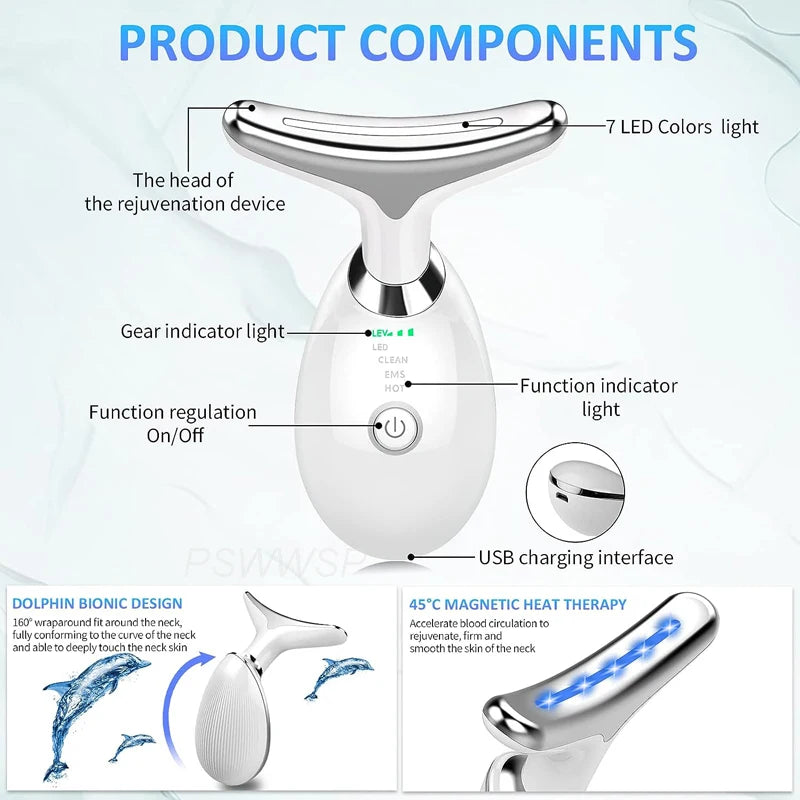 This Neck Facial Beauty Device Face Massager - Pantelitsa Beauty and Jewellery one stop shop