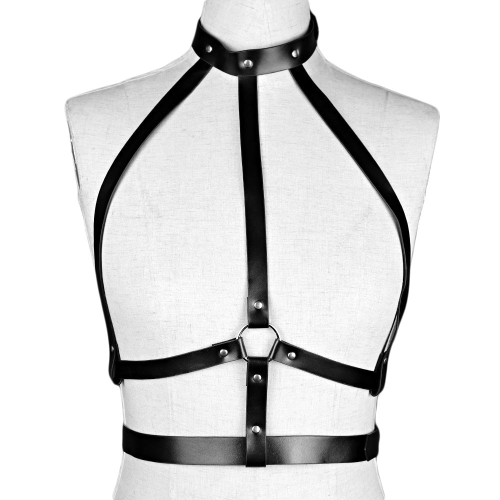 European And American Gothic Women's Leather Bondage Corset Straps - Pantelitsa Beauty and Jewellery one stop shop