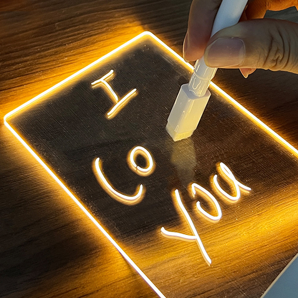 Creative Note Board Creative Led Night Light USB Message Board Holiday Light With Pen Gift For Children Girlfriend Decoration Night Lamp - Pantelitsa Beauty and Jewellery one stop shop