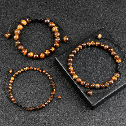 Natural Tiger Eye Stone Bracelet - Pantelitsa Beauty and Jewellery one stop shop