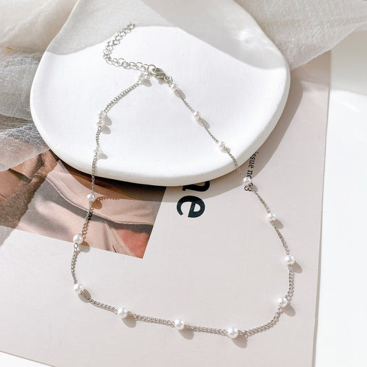 Elegant And Sweet French Vintage Pearl Necklace - Pantelitsa Beauty and Jewellery one stop shop